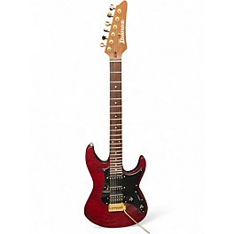 Used Ibanez slm10 Trans Red Solid Body Electric Guitar