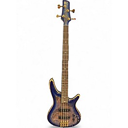 Used Ibanez sr2600 Cerulean Blue Burst Electric Bass Guitar