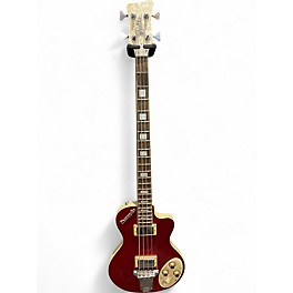 Used Italia MARANELLO SPARKLE RED Electric Bass Guitar