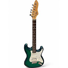 Used JB Player Classic Green Solid Body Electric Guitar