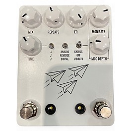 Used JHS Pedals Flight Delay White Effect Pedal