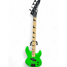 Used Jackson JS1M Neon Green Electric Bass Guitar