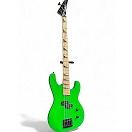Used Jackson JS1M Neon Green Electric Bass Guitar