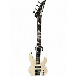 Used Jackson JS2 Concert White Electric Bass Guitar