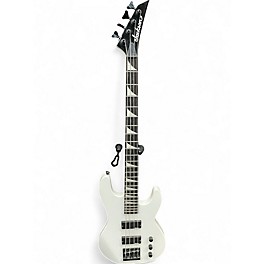 Used Jackson JS2 Concert White Electric Bass Guitar