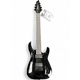 Used Jackson JS22-7 Dinky 7 String Black Solid Body Electric Guitar