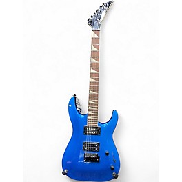 Used Jackson JS22 Dinky Blue Solid Body Electric Guitar