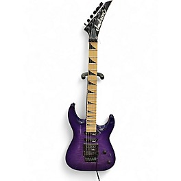 Used Jackson JS34Q Dinky Trans Purple Solid Body Electric Guitar