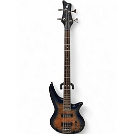Used Jackson JS3Q AMBER BLUE BURST Electric Bass Guitar