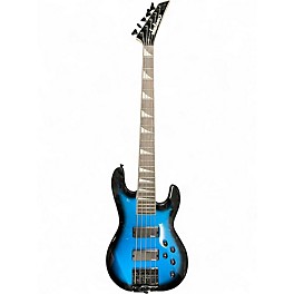 Used Jackson JS3V Concert 5 String BLUE  Electric Bass Guitar