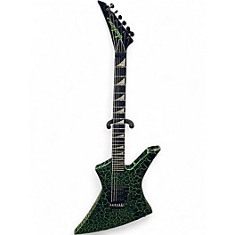 Used Jackson Pro Series Signature Brandon Ellis Kelly GREEN CRACKLE Solid Body Electric Guitar