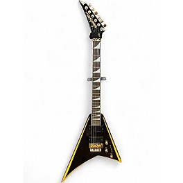 Used Jackson RRX24 Black and Yellow Solid Body Electric Guitar
