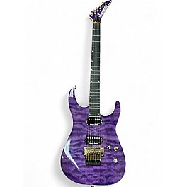 Used Jackson SL2Q Pro Series Soloist Purple Solid Body Electric Guitar