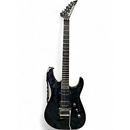 Used Jackson SL2Q Pro Series Soloist Trans Black Solid Body Electric Guitar