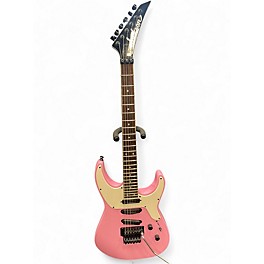 Used Jackson Soloist 3S-V Pink Solid Body Electric Guitar