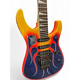 Used Jackson dk2 hot rod flames flames Solid Body Electric Guitar