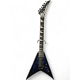 Used Jackson flying v Blue Solid Body Electric Guitar