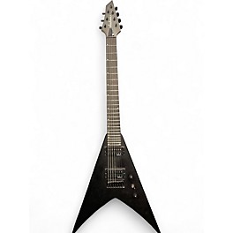 Used Jackson js22-7 king v Black Solid Body Electric Guitar