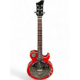 Used Jay Turser Resonator Red Hollow Body Electric Guitar