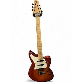 Used Jericho Soulmaster Baritone Sunburst Solid Body Electric Guitar