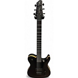 Used Jericho fusion baritone Flat Black Solid Body Electric Guitar