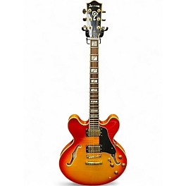 Used Johnson JH250C sunburst Hollow Body Electric Guitar