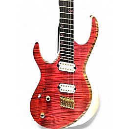 Used KIESEL ARIES 6 MULTISCALE LH Trans Red Electric Guitar