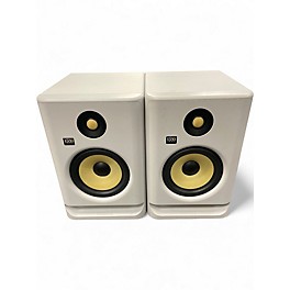 Used KRK Rokit 7 Pair (White) Powered Monitor