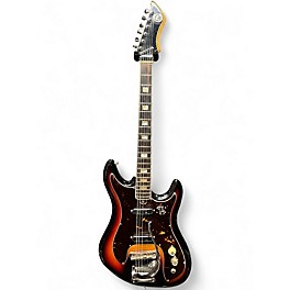 Used Kay K-20T 3 Tone Sunburst Solid Body Electric Guitar