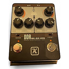 Used Keeley DDR DRIVE DELAY REVERB Effect Pedal