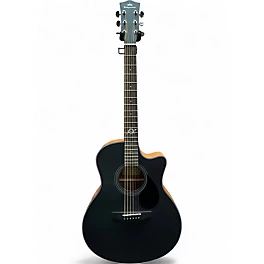 Used Kepma GA3-130ABK+ Black Acoustic Electric Guitar