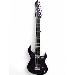 Used Kiesel ARIES 7 STRING Trans Purple Solid Body Electric Guitar
