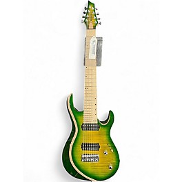 Used Kiesel Aries 8 Blue Green Solid Body Electric Guitar