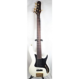 Used Used Kiesel CUSTOM 5 STRING Antique White Electric Bass Guitar
