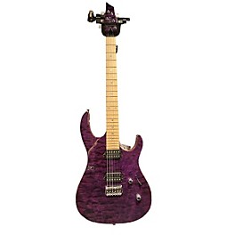 Used Used Kiesel DC600 Purple Solid Body Electric Guitar