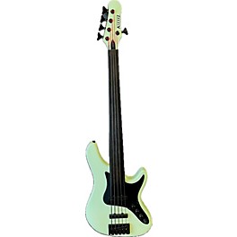 Used Used Kiesel JB5 Fretless Green Electric Bass Guitar