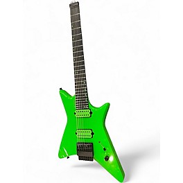 Used Kiesel Type-X 7 Neon Green Solid Body Electric Guitar