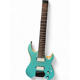 Used Kiesel Vader 7 Premium Metallic Aqua Marine Solid Body Electric Guitar