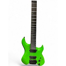 Used Kiesel Vader 7X Green Solid Body Electric Guitar