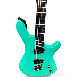 Used Kiesel vanquish multiscale baritone Seafoam Green Solid Body Electric Guitar