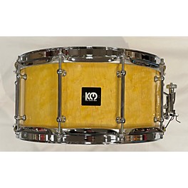 Used Used Kings Custom Drums 6.5X14 Birds-Eye Maple Stave Drum Natural Stain With High Gloss Lacquer