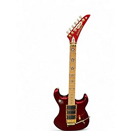Used Kramer RICHIE SAMBORA JERSEY STAR Red Solid Body Electric Guitar