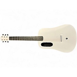 Used LAVA MUSIC ME PLAY White Acoustic Electric Guitar