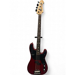 Used Lakland 44-51 Skyline Series Cherry Red Electric Bass Guitar
