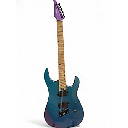 Used Legator Ninja GT 6 Multi Scale MIRAGE BLUE PURPLE Solid Body Electric Guitar