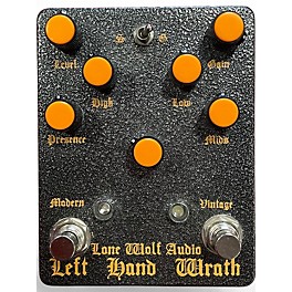 Used Lone Wolf Audio left hand wrath Effect Pedal
