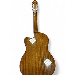 Used Lucero LC100CE Left Handed Natural Nylon String Acoustic Guitar
