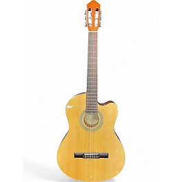 Used Lucero LC100CE Natural Classical Acoustic Electric Guitar