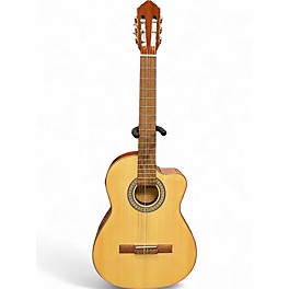 Used Lucero LC150SCE Natural Classical Acoustic Electric Guitar