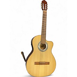 Used Lucero LC150SCE Natural Classical Acoustic Electric Guitar
